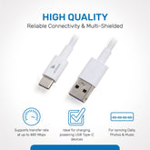 ARIZONE Type C Cable 1M USB C Cable, Fast Charging 5A USB Cord Charger Wire for Smarphones, Tablets and Laptops.